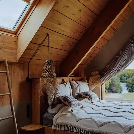 Stodoła Naturalnie - Wyjątkowy Dom Z Balią Na Kaszubach Nad Jeziorem