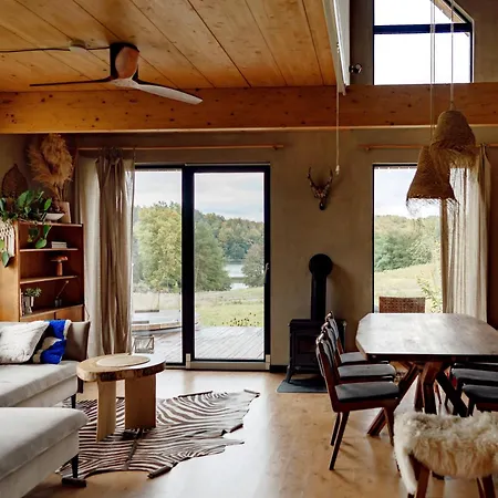 Stodola Naturalnie - Wyjatkowy Dom Z Balia Na Kaszubach Nad Jeziorem Casa de Férias *