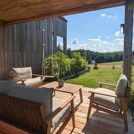 Stodola Naturalnie - Wyjatkowy Dom Z Balia Na Kaszubach Nad Jeziorem Casa de Férias *