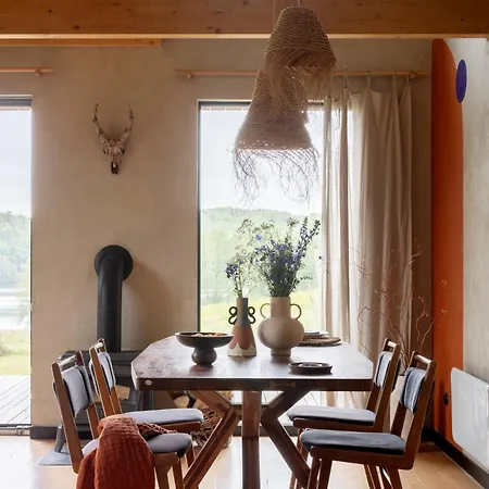 Stodoła Naturalnie - Wyjątkowy Dom Z Balią Na Kaszubach Nad Jeziorem Dom wakacyjny