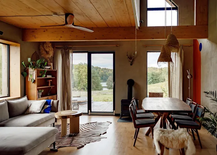 Stodola Naturalnie - Wyjatkowy Dom Z Balia Na Kaszubach Nad Jeziorem Holiday home *