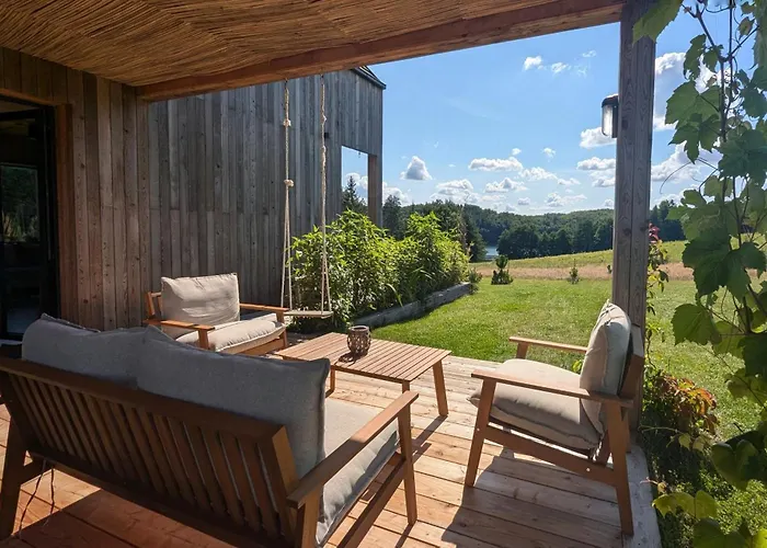 Stodola Naturalnie - Wyjatkowy Dom Z Balia Na Kaszubach Nad Jeziorem Holiday home *